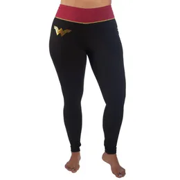 Yoga-Frauen ist Wonder Woman Yoga Sporthose Leggings Größe S