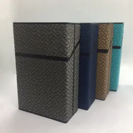 Latest Colorful Leather Cigarette Case Holder Dry Herb Tobacco Storage Cover Box Innovative Flip Protective Shell Smoking Stash Cases