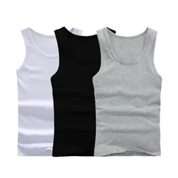 Men'S Tank Tops Mens 3 Piece/Lot 2021 Summer Slim Fit Cotton Solid Underwear Men Quality Casual Sleeveless Tee Pack Of Drop Delivery Dhadl