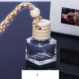 Top Semplici Diffusori Di Oli Essenziali Bottiglia Di Profumo Per Auto Decorazione In Vetro Borse Ciondolo Ornamento Da 8 Ml Deodorante Per Ambienti Per Bottiglie Vuote Tasca Portaoggetti Essenziali