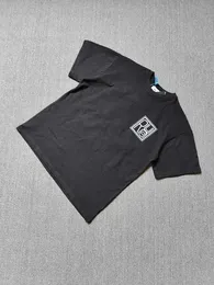 Designer Mode Kleidung T-Shirts T-Shirts High Street Trend Marke Rhude American Seal Printing Vielseitige lose Vintage Kurzarm T-Shirt Tops Baumwolle Streetwear