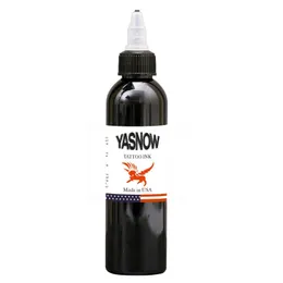 Yasnow 30/60/120/230 ml 검은 문신 잉크 안료 바디 아트 문신 키트 프로페셔널 미인 페인트 메이크업 문신 용품