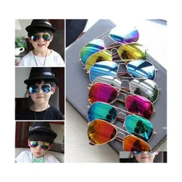 Sunglasses Design Children Girls Boys Kids Beach Supplies Uv Protective Eyewear Baby Fashion Sunshades Glasses Drop Delivery Accessor Dhvhe