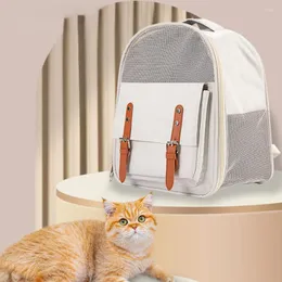 Cat Carriers Portable Large Space Cats Carry Bag Travel Handbag Breathable Dogs Unique Outgoing Mesh Soft Kedi Malzemeleri Pet Supplies