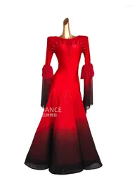 Stage Wear 2023 Woman Waltz Dress National Standard Dance Women's Performance Ubrania ADL115