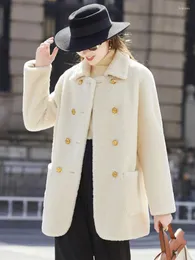 Women's Fur And Patty Simple Elegant Coat Fashion South African Lamb Suit Winter