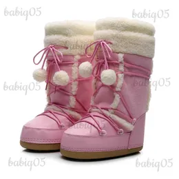 Buty Xpay Winter Boots Kobiety buty śniegowe zimne buty narciarskie Mid-Calf Space Boots odporne na poślizg bawełniane buty 35-40 T231121