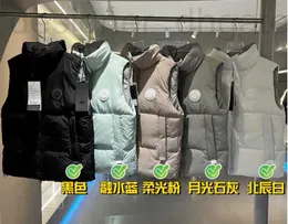 Men's Vests Designer High Definition 2023 Winter New Canada Big Goose Glacier White Label Unisex Down Vest Warm Duck XOEW