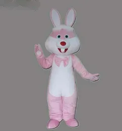 Rabatt Factory Sale Pink Rabbit Mascot Costume Performance Carnival Adult Size