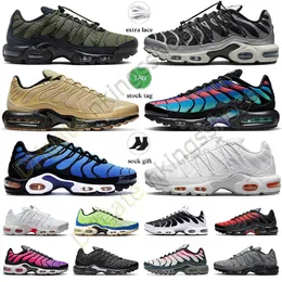 TN Laufschuhe für Männer Frauen tns Berlin Einheit Sport großer Größe 12 Klassische schwarze weiße Reflexion Frankreich Tnplus Hyperblau Designer OG Sneakers 36-46