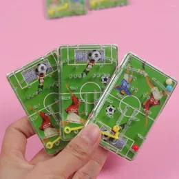 Favor de festa 12pcs futebol tema labirinto jogo cedo brinquedo educativo para crianças favores de aniversário menino esportes saco de presente de futebol giveaway