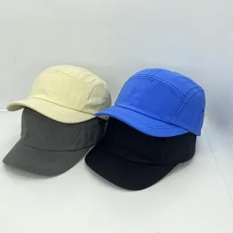 Top kapaklar düz üst altı beyzbol şapkası Kadınlar ve erkekler yaz moda vizörleri şapka gündelik unisex düz renk hip hop sunhat golf chapeau