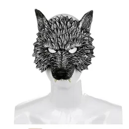 Halloween 3D Wolf Mask Party Masks Cosplay Horror Wolf Masque Halloween Party Decoration Accessories GC1412208w