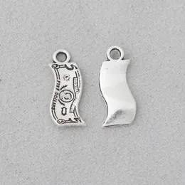 Charms Rainxtar Fashion Antique Silver Color Eloy Five Dollars Form Pengar 8 18mm 100st AAC399