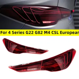 Automatyczne tylne światła dla 4 serii G22 G82 M4 CSL Europejczyka 20 19-2023 LED sekwencyjny skrętu Sygnał Sygnał Animacja tylne światła hamulcowe