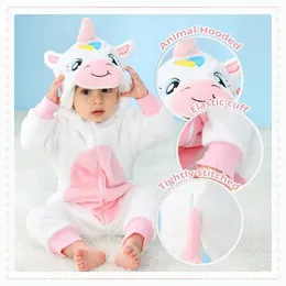 Rompers Michley White Unicorn Winter Winter Baby Halloween Assant Assute Comply Toddler Bodysuits Pajamas Phemsuit Girls 231120
