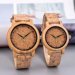 Wristwatches DODO DEER Bamboo Watches Mens Couple Women Soft Leather Dial Simple Quartz Man Wristwatch Ladies In Gift Box Dropship