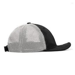 Ball Caps 2023 Quick Drying Soft Brim Mesh Snapback Hats Men Women Chapeus Para Homem Casquette Ny Black Baseball Cap 56-59cm