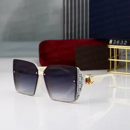 Óculos de sol de designer de luxo para mulheres 2631 Symbole Retangular Sunglasses Moda