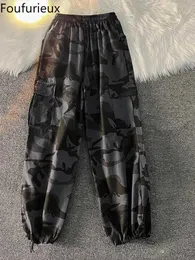 メンズパンツfoufurieux camuflagem macaco masculino vero moda calas estilo porto rua solta leggings calas casuais roupas masculinas harajuku J230420