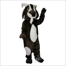 2024 Halloween Brown Goat Sheep Cartoon Massume Costume Easter Bunny Plush Costume Asseme Mason Through Fant Dress Advertising Birthday Party Assume Outfit