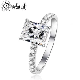 Wedding Rings Onelaugh Luxury 7x9mm 3ct D Color Radiant Cut Engagement Ring for Women 925 Sterling Silver Promise Fine Jewelry 231120