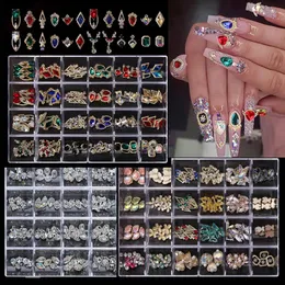 Nail Art Dekorationen Nail Art Strasssteine Kit 3D Nagel Charms Schmuck Luxus Nagelteile Edelsteine Stein Kristall Diamant Nail Art Dekorationen Zubehör 231121