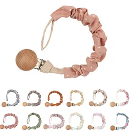 Clipes de chupetas de chupetas# onda vintage Baby Cotton Clip para nascimentos de dentição Soother Chew Dummy Chains Dropship Acessórios 230421