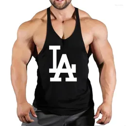 Men's Tank Tops Fitness Man Bodybuilding Shirt Men Men's Singlet Gym Vest Stringer Sleeveless Sweatshirt T-shirts Suspenders Clothing