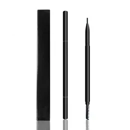 Ögonbrynsförstärkare Privatetikett 6 Färger Eyebrow Pencil Double Head Roting Automatic No Shaping Lätt att bära långvarig bulkmakeup 231120