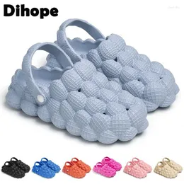 Slippers Slipper Men Men Men Men Eva Bubble Ball Slides Sandals Summer Massagem Interior Sapatos ao ar