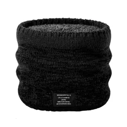 Winter Outdoor Men's and Women's Warmth Head Scarf Plush Gradient Woolen Knitted Neck Cover