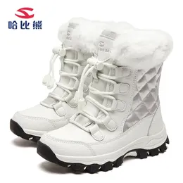 Boots Children Snow Boots Winter Winter Girls and Boys Plush Shoes for Childles عالية الجودة 4-15y حجم يورو 28-36# 231121