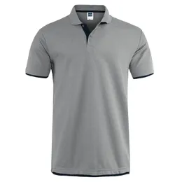 Mężczyzn Polos Polo koszule Letnia koszulka z krótkim rękawem bawełniana marka Homme odzież hombre tee tops hirt dla mężczyzn 230421