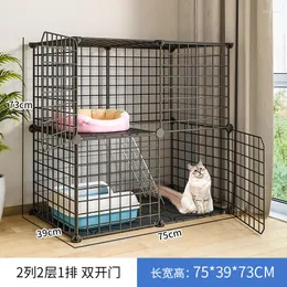 Kedi Taşıyıcılar Cage Family Villa Tuvalet ile büyük boş alan entegre kedi