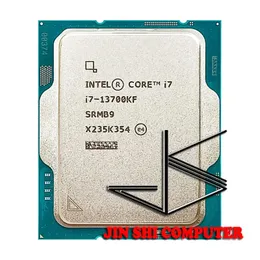 CPUS Intel Core i713700kf i7 13700kf 34 GHz 16CORE 24 THREAD CPU İşlemci 10nm L330M 125W LGA 1700 Tepsisi Ama Soğutucu Olmadan 231120
