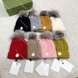 Masculino feminino lã malha chapéu unissex hairball gorros casal tricô bonés inverno crânio bonés acessórios