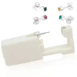 Disposable Sterile Ear Piercing Unit Cartilage Tragus Helix Piercing Gun NO PAIN Piercer Tool Machine Kit Stud DIY Jewelry