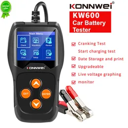 KW600 bilbatteritestare 100 till 2000cca 12 Volt Battery Tool för 12V bil Fast Start Ladda Diagnostics Startup Diagnostic Tool