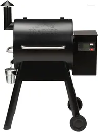 Bakeware Tools 575 Wood Pellet Grill e Smoker com Wifi App-Enabled Black Large