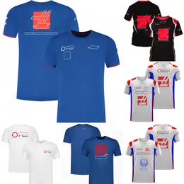 F1 Team T-shirts Summer Formula 1 Driver T-shirt Jersey for Men Polyester Breathable Racing Suit T-shirt Short Sleeve Plus Size