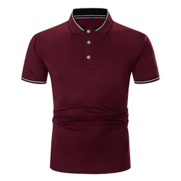 Men s Polos FREDD MARSHALL 2023 Summer Plain Polo Shirt Men Casual Classic Solid Color Short Sleeve Contrast Trim Fashion Tops 793 230421