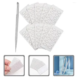 Nail Art Kits 1 Set Cuticle Pusher Cleaner Dual Ended Remover With Sandpapers