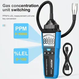 Carica dell'analizzatore di gas Porta del rilevatore di combustibili Posizione della perdita naturale di infiammabili Determinazione del suono del tester Allarme luminoso