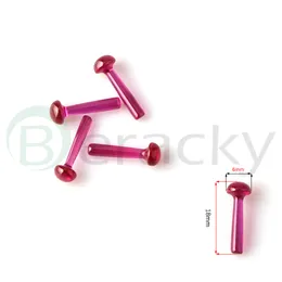 Smoke Ruby Mashroom Pillar Terp Slurper Hanging Ruby/Smaragd/Sapphire Pill 6*18mm für Quartz Banger Nail