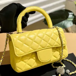 designer bag women crossbody handbag fashion purse luxury Small Golden Ball Chain Bag leather flap wallet brand ladies tote handbags mini handle shoulder bags