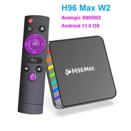 H96 Max W2 Smart TV Box Android 11 S905W2 4GB 32GB 64GB WIFI6 4K AV1 H96Max Set Top Box Media Player