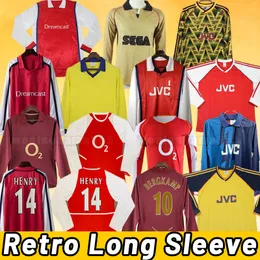 HENRY BERGKAMP Mens RETRO Soccer Jerseys V. PERSIE VIEIRA MERSON ADAMS Football Shirt Uniforms WRIGHT 00 04 02 05 11 12 88 90 95 96 98 99 1978 2000 2011 2012