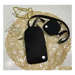 Torby zewnętrzne ll joga Wasitbag Sports Shoder Crossbody Mtifunction Bag Portfel telefon komórkowych Dostawa na zewnątrz DHNEM DHNEM