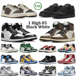 1 hohe Schuhe 1s niedrige Männer Frauen Black Phantom Reverse Mocha Olive Concord Chicago Lost and Found Patent Bred True Herrentrainer Outdoor-Sport-Sneaker